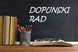 DOPUNSKI RAD