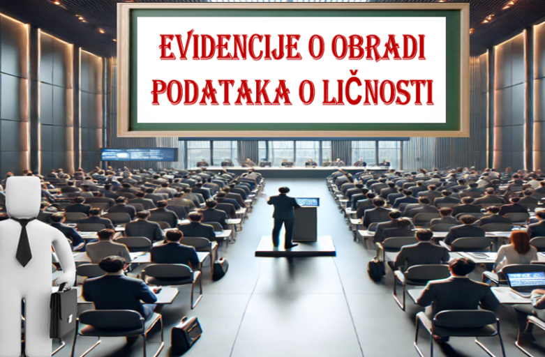 EVIDENCIJE O OBRADI PODATAKA